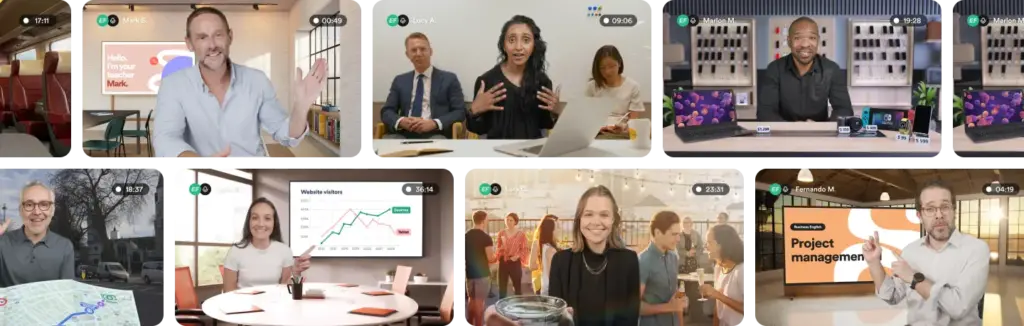 EF English Live Interface