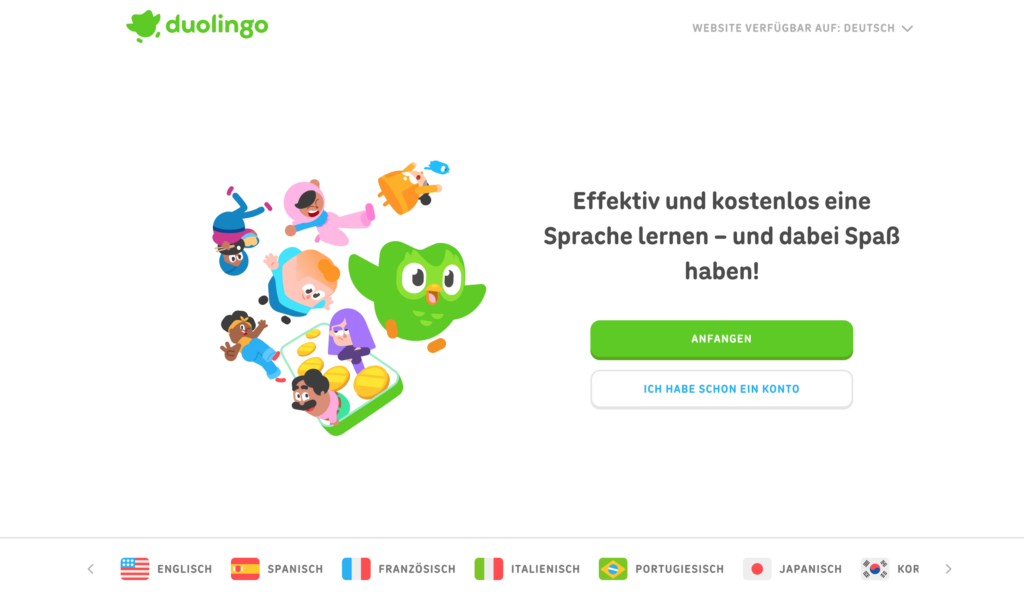 Duolingo Web