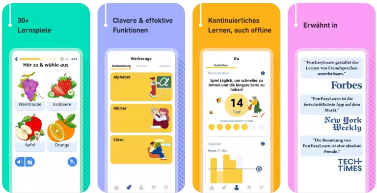 FunEasyLearn Interface